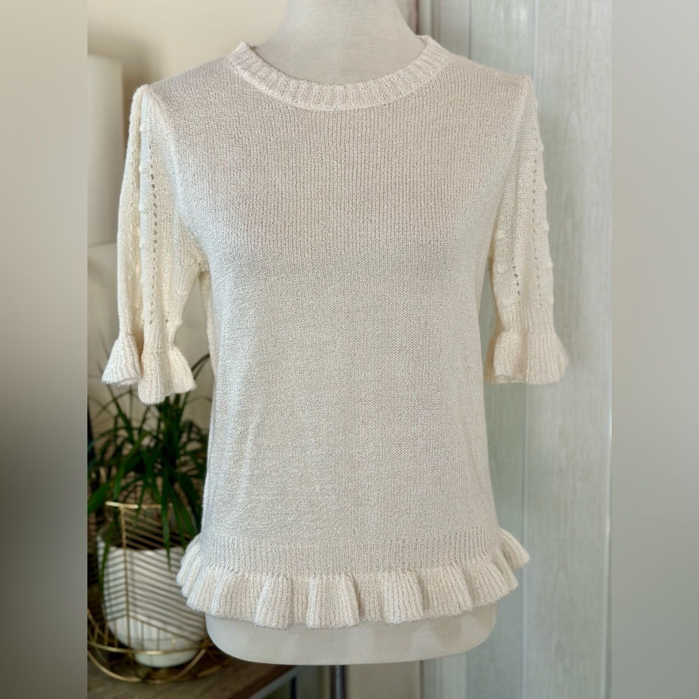 Blu Pepper | Sweaters | Pendulum Short Sleeve Light Weight Sweater